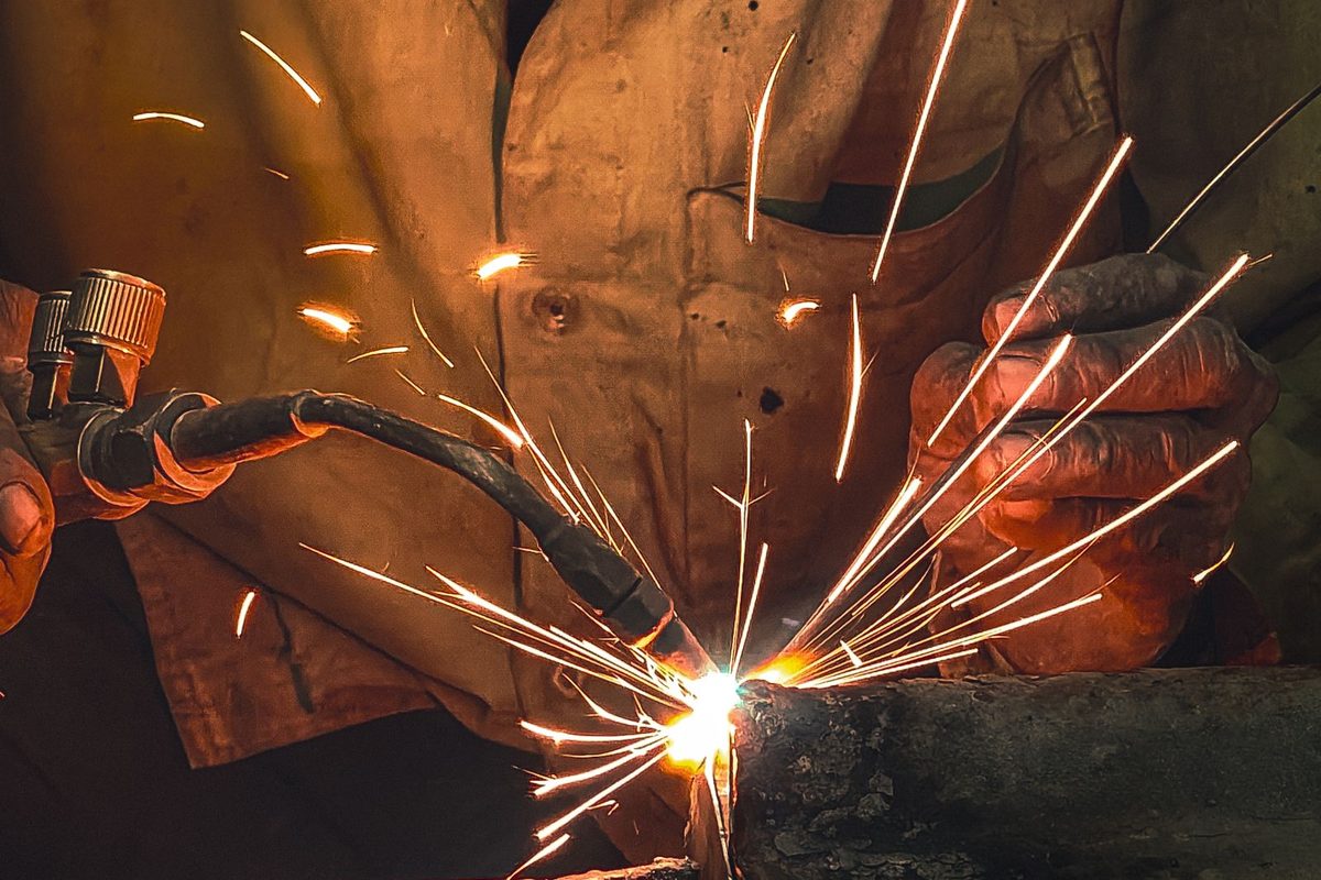 Welding and fabrication bay